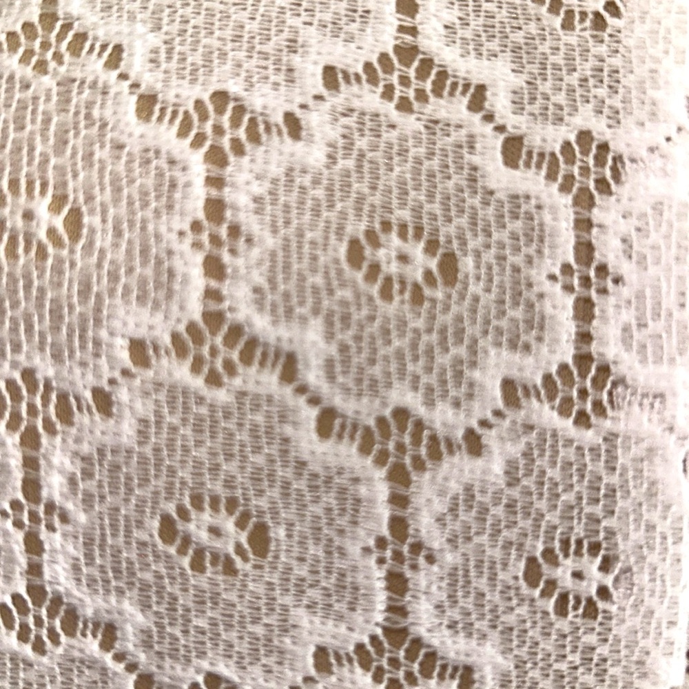 NWT⭐️DANNY and NICOLE Ivory Cream LACE DRESS Size 10 - Picture 8 of 16